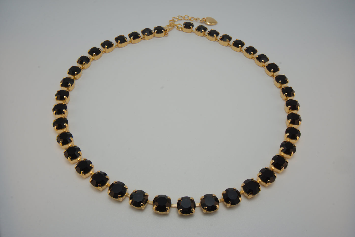 Little Black Tennis Necklace