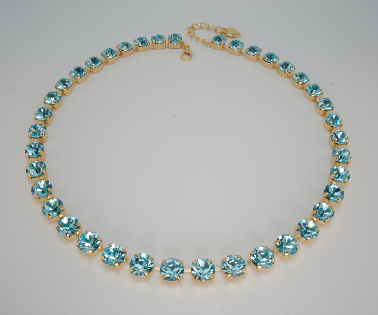 Aqua Babies Tennis Necklace