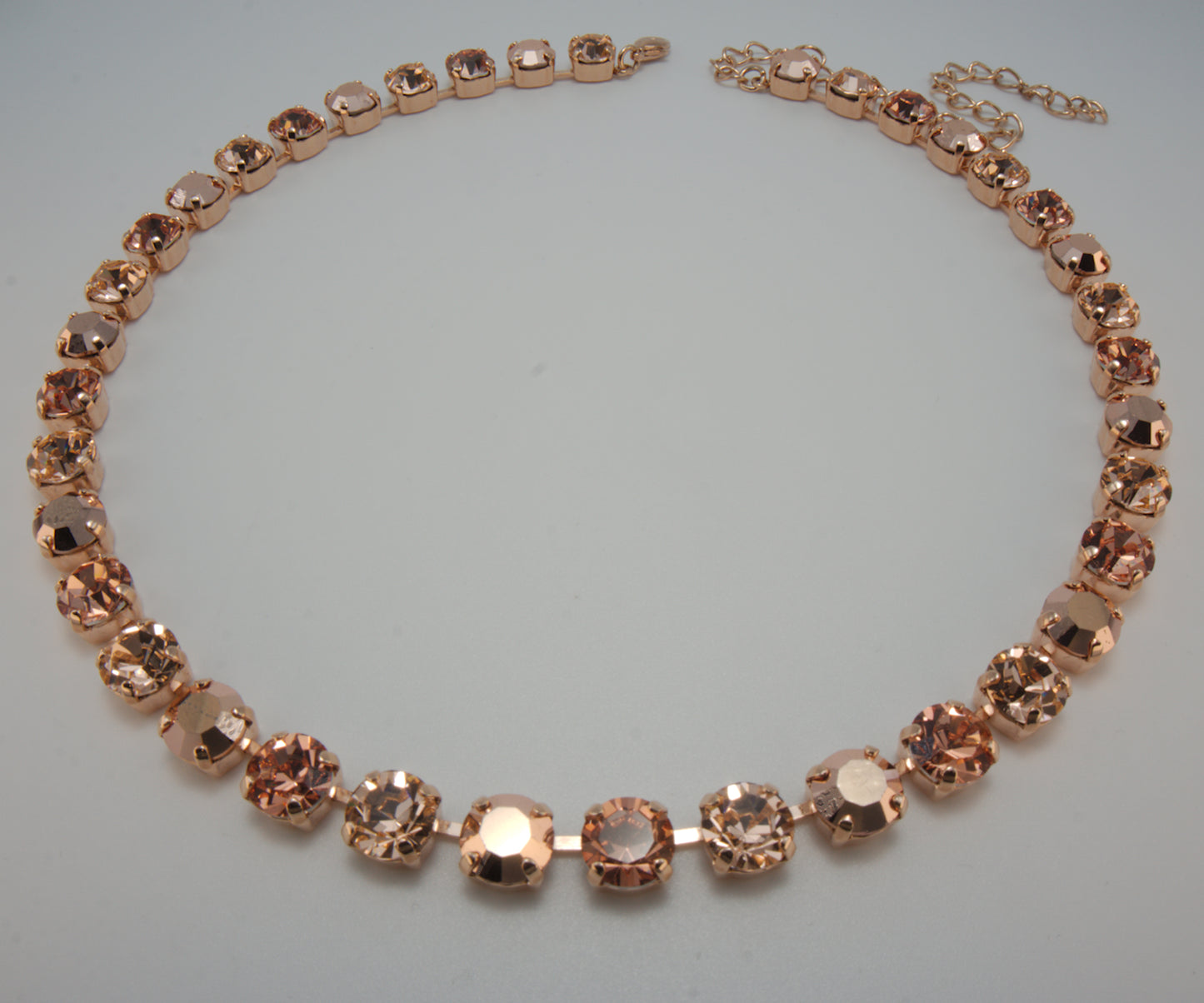 Peach Party Tennis Necklace