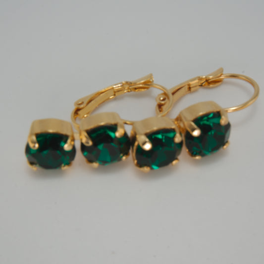 Emerald City Double Drop Earrings