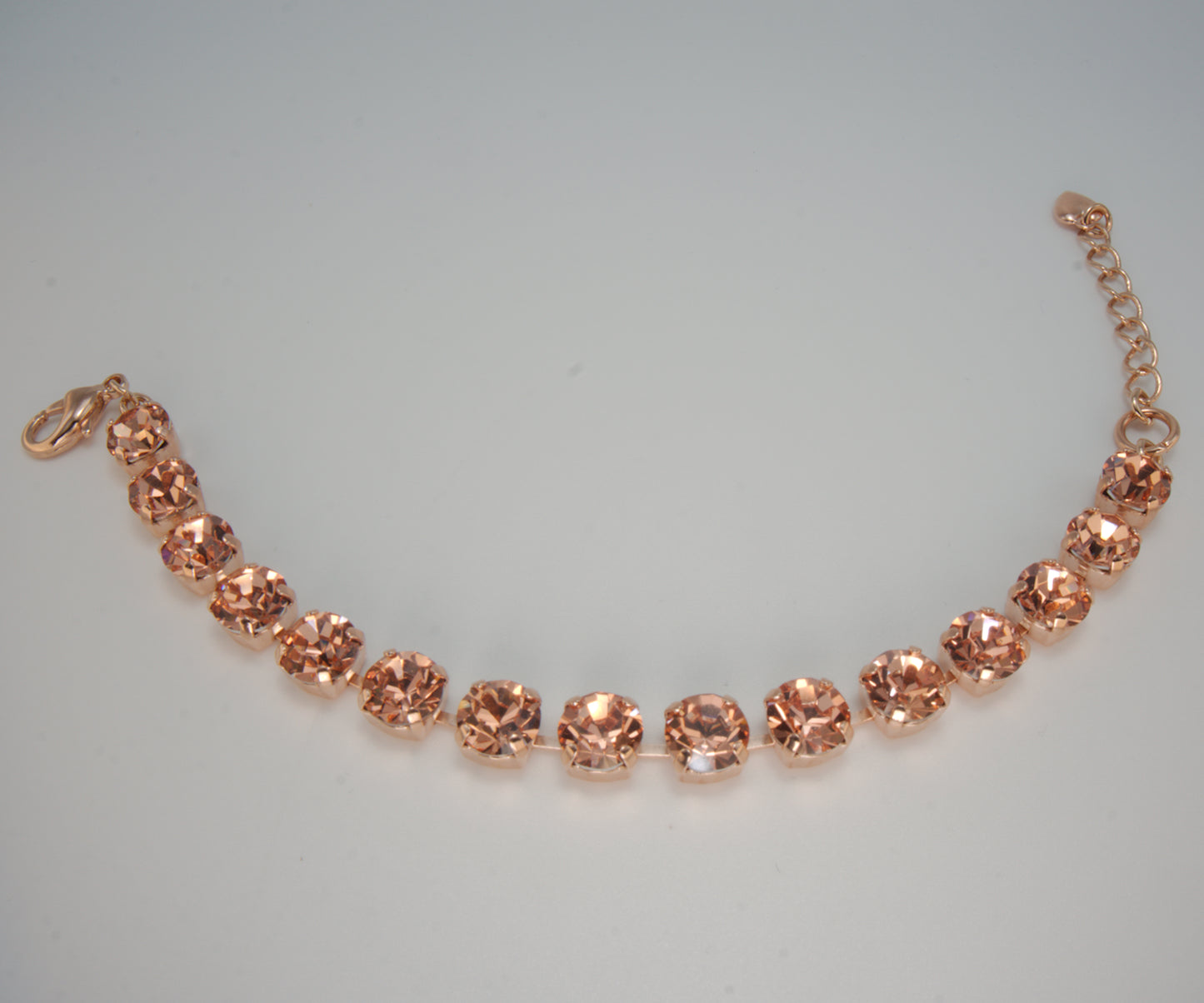 Just Peachy Tennis Bracelet