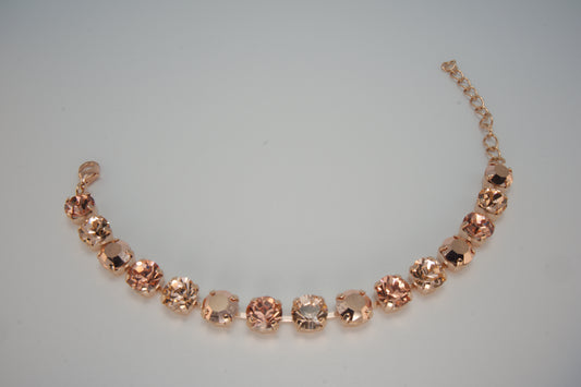 Peach Party Tennis Bracelet